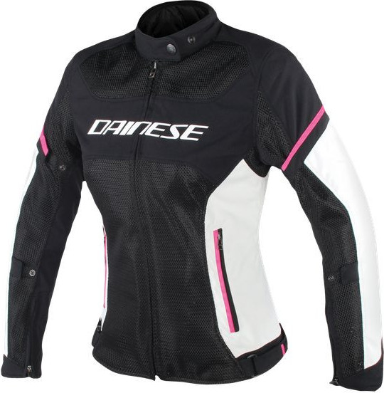 Geaca Moto Textila Dama Air Frame D1 Tex Black Vaporous-Gray Fuxia 23