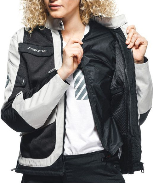 Geaca Moto Textila Dama Desert Tex Peyote Black Steeple-Gray 23