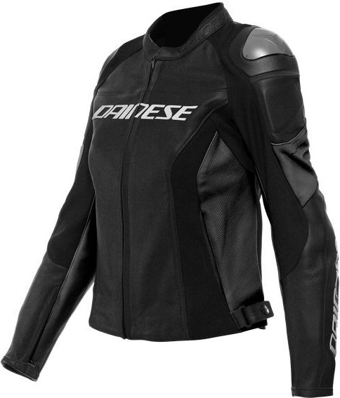Geaca Moto Piele Dama Racing 4 Perf. Black Black 23