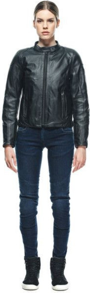 Geaca Moto Piele Dama Electra Black 23