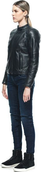 Geaca Moto Piele Dama Electra Black 23