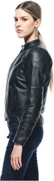 Geaca Moto Piele Dama Electra Black 23