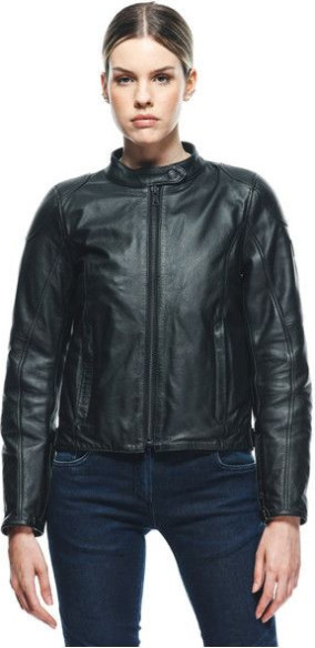 Geaca Moto Piele Dama Electra Black 23