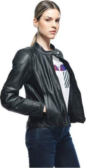 Geaca Moto Piele Dama Electra Black 23