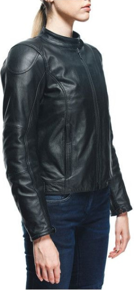 Geaca Moto Piele Dama Electra Black 23