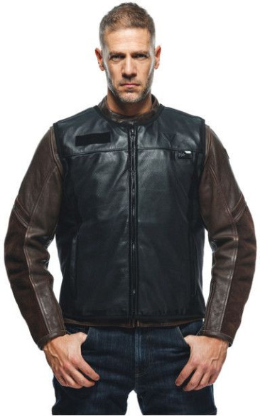 Geaca Moto Piele Smart Black 23