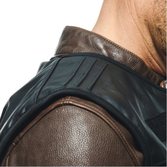 Geaca Moto Piele Smart Black 23