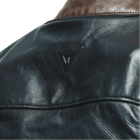 Geaca Moto Piele Smart Black 23