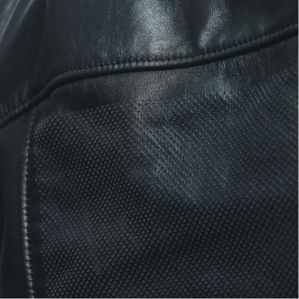 Geaca Moto Piele Smart Black 23