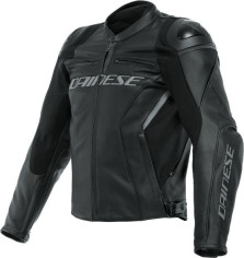 Geaca Moto Piele Racing 4 Black Black 23