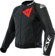Geaca Moto Piele Sportiva Black-Matt Black-Matt Black-Matt 23