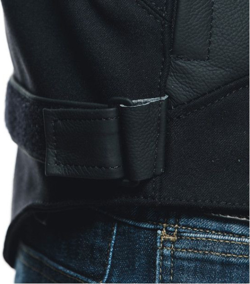 Geaca Moto Piele Sportiva Black-Matt Black-Matt Black-Matt 23