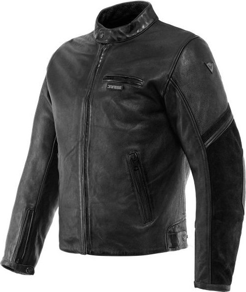 Geaca Moto Piele Merak Black 23