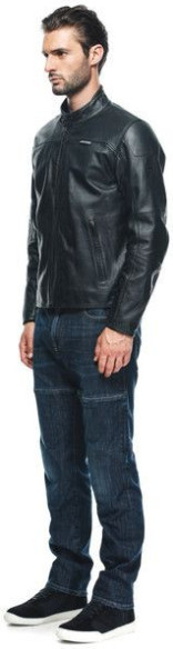 Geaca Moto Piele Mike 3 Black 23