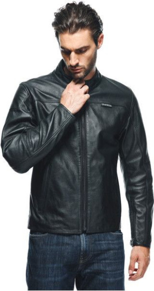 Geaca Moto Piele Mike 3 Black 23