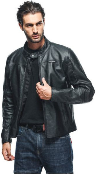 Geaca Moto Piele Mike 3 Black 23
