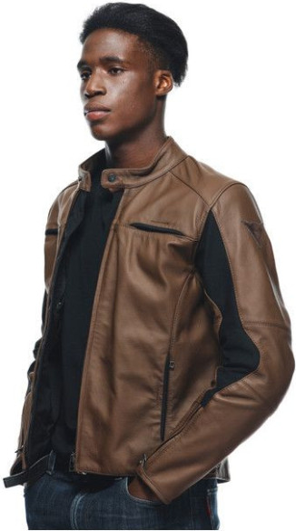 Geaca Moto Piele Razon 2 Tobacco 23