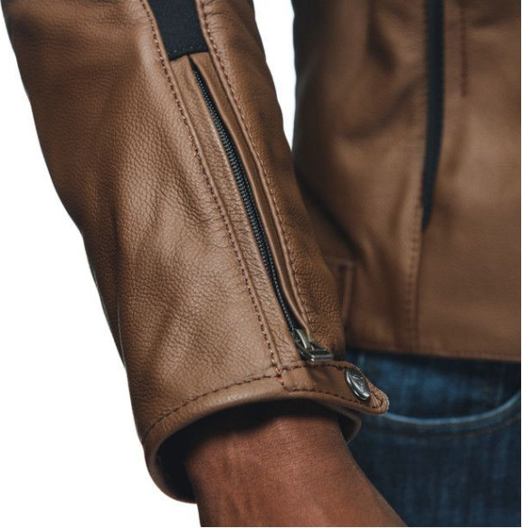Geaca Moto Piele Razon 2 Tobacco 23