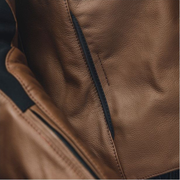 Geaca Moto Piele Razon 2 Tobacco 23