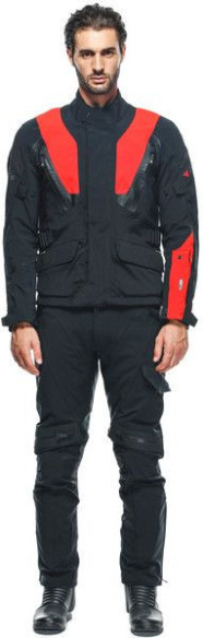 Geaca Moto Textila Stelvio D-Air D-Dry Xt Black Lava-Red 23