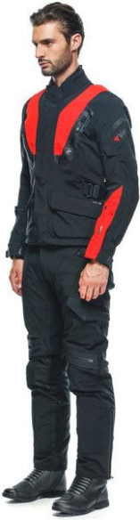 Geaca Moto Textila Stelvio D-Air D-Dry Xt Black Lava-Red 23