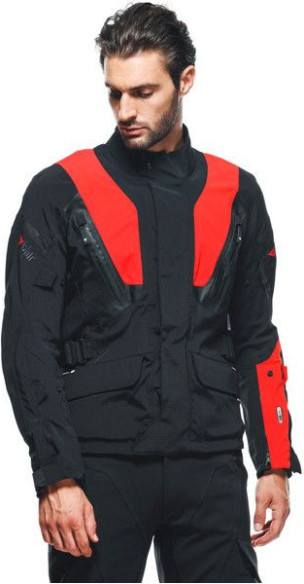 Geaca Moto Textila Stelvio D-Air D-Dry Xt Black Lava-Red 23