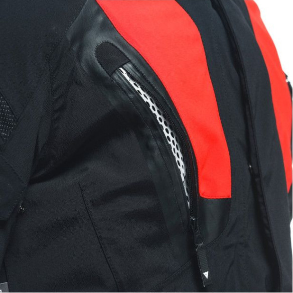 Geaca Moto Textila Stelvio D-Air D-Dry Xt Black Lava-Red 23