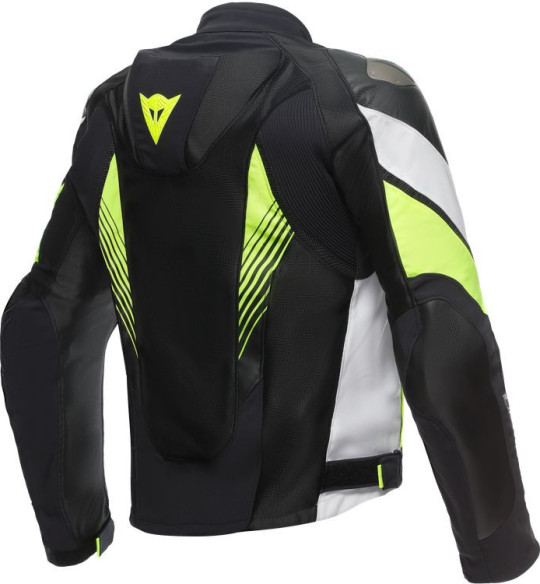 Geaca Moto Textila Super Rider 2 Absoluteshell Black White Fluo-Yellow 23