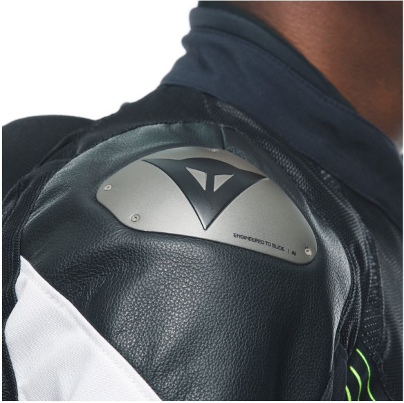 Geaca Moto Textila Super Rider 2 Absoluteshell Black White Fluo-Yellow 23