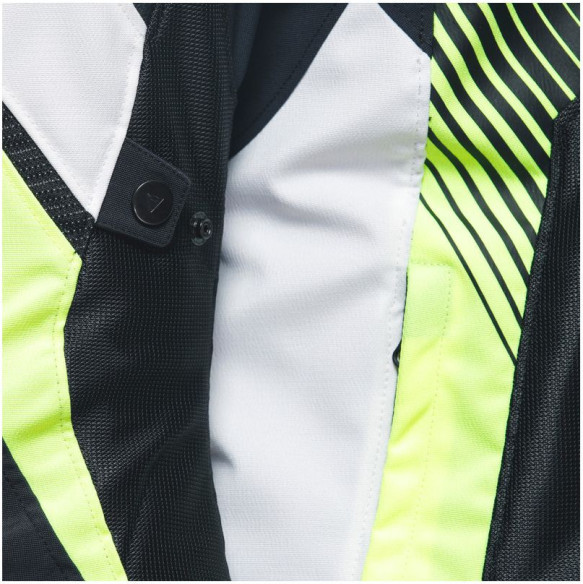 Geaca Moto Textila Super Rider 2 Absoluteshell Black White Fluo-Yellow 23