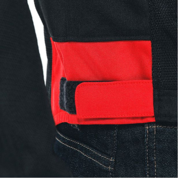 Geaca Moto Textila Elettrica Air Tex Black Black Lava-Red 23