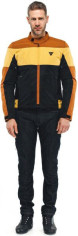 Geaca Moto Textila Elettrica Air Tex Black Leather-Brown Mineral-Yellow 23