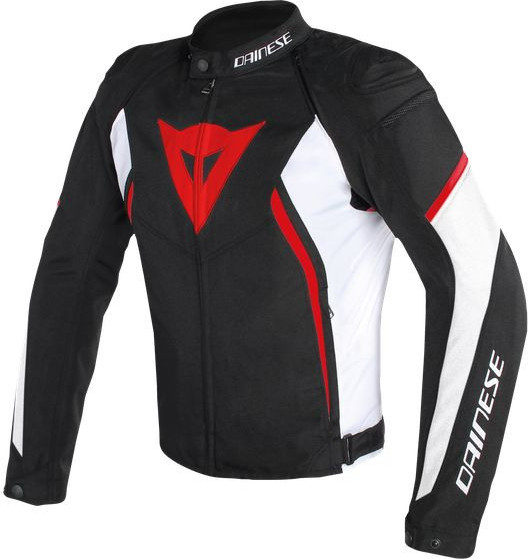 Geaca Moto Textila Avro D2 Tex Black White Red 23
