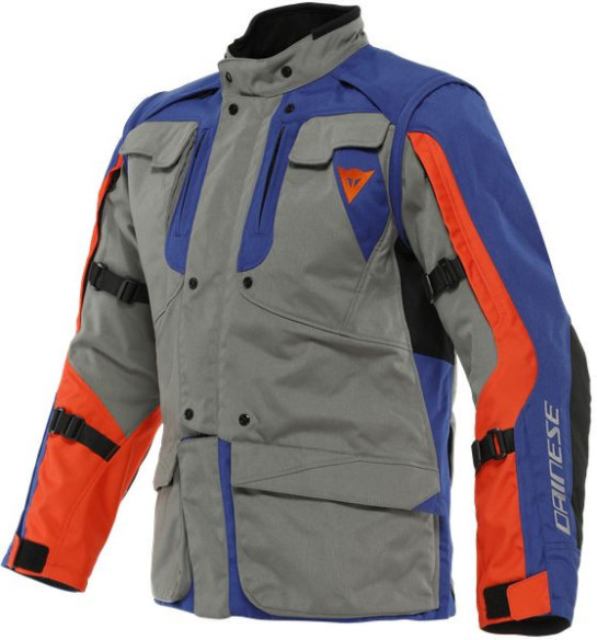 Geaca Moto Textila Alligator Tex Charcoal-Gray Sodalite-Blue Flame-Orange 23