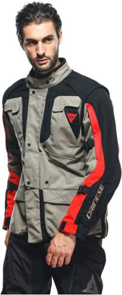 Geaca Moto Textila Alligator Tex Walnut Black Lava-Red 23