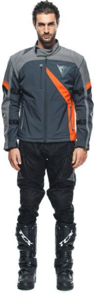 Geaca Moto Textila Ranch Tex Ebony Charcoal-Gray Flame-Orange 23