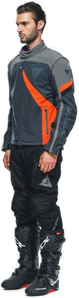 Geaca Moto Textila Ranch Tex Ebony Charcoal-Gray Flame-Orange 23