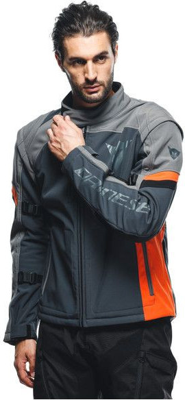 Geaca Moto Textila Ranch Tex Ebony Charcoal-Gray Flame-Orange 23