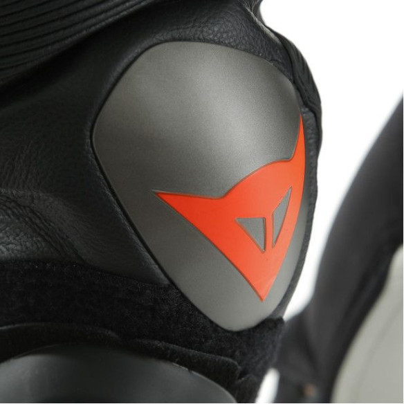 Combinezon Moto Piele Dama Misano 2 D-Air Perforated 1 PC Black White Fluo-Red 23