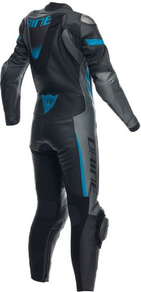 Combinezon Moto Piele Dama Grobnik Perforated 1 PC Black Anthracite Teal 23