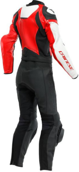 Combinezon Moto Piele Dama Mirage 2 PCS Black Lava-Red White 23