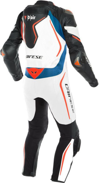 Combinezon Moto Piele Misano 2 D-Air Perforated 1Pc Black-Matt White Light-Blue 23