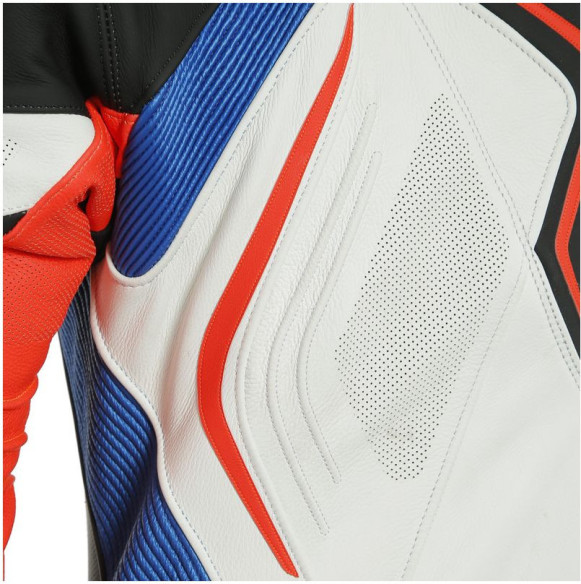 Combinezon Moto Piele Misano 2 D-Air Perforated 1Pc Black-Matt White Light-Blue 23