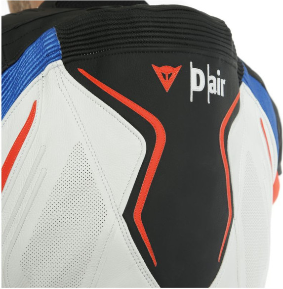 Combinezon Moto Piele Misano 2 D-Air Perforated 1Pc Black-Matt White Light-Blue 23