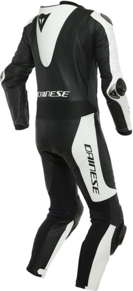 Combinezon Moto Piele Laguna Seca 5 1Pc Perforated Black White 23
