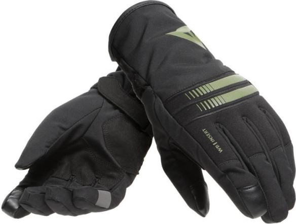 Manusi Moto Textile Dama Plaza 3D-Dry Black Bronze-Green 23