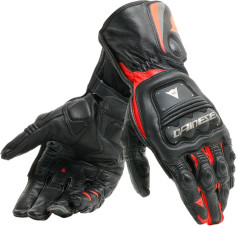 Manusi Moto Textile Steel-Pro Black Fluo-Red 23