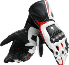 Manusi Moto Textile Steel-Pro Black White Red 23