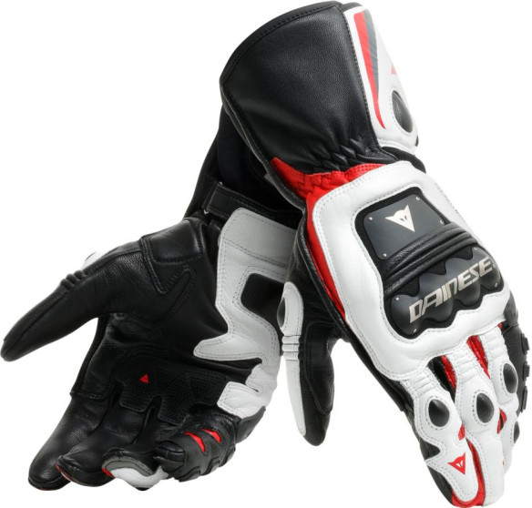 Manusi Moto Textile Steel-Pro Black White Red 23