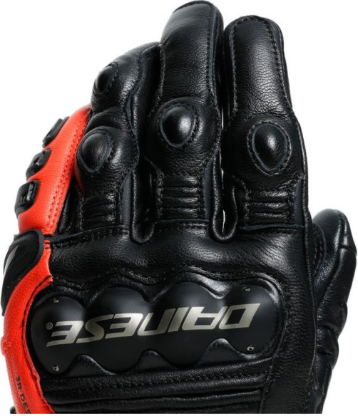 Manusi Moto Textile 4-Stroke 2 Black Fluo-Red 23